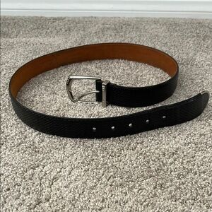 Men's Cole Haan Black Leather Belt